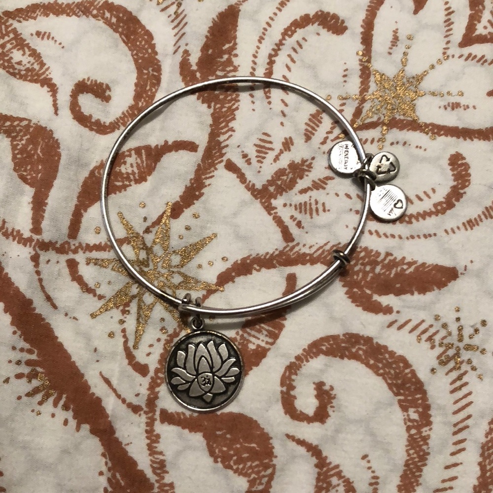 Alex and Ani lotus flower (silver)